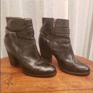 Frye Patty Riding Bootie Black Size 8.5